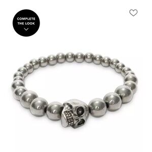 Alexander McQueen  Skull Beaded Bracelet